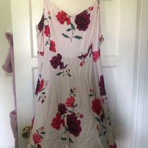 Pink floral cami dress. XXL, Old Navy